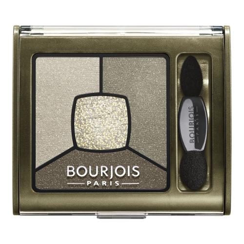 BOURJOIS Paris Smoky Stories Quad Eyeshadow Palette 3,2 g fard de pleoape pentru femei 04 Rock This Khaki