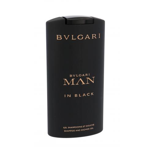 Bvlgari Man In Black 200 ml gel de duș pentru bărbați