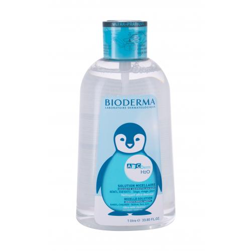 BIODERMA ABCDerm H2O Micellar Water 1000 ml apă micelară pentru copii