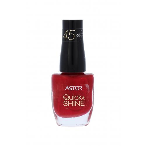 ASTOR Quick & Shine 8 ml lac de unghii pentru femei 306 Red Letter Day