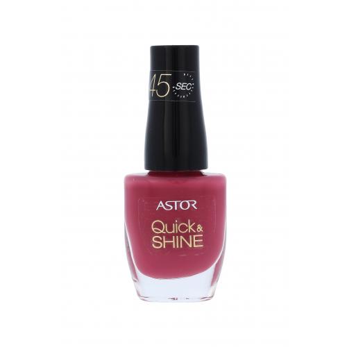 ASTOR Quick & Shine 8 ml lac de unghii pentru femei 204 Life In Pink