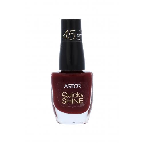 ASTOR Quick & Shine 8 ml lac de unghii pentru femei 302 Glass Of Wine