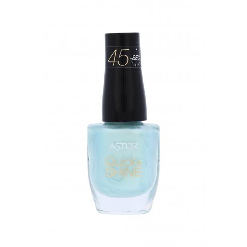 ASTOR Quick & Shine 8 ml lac de unghii pentru femei 601 Alluring Blue