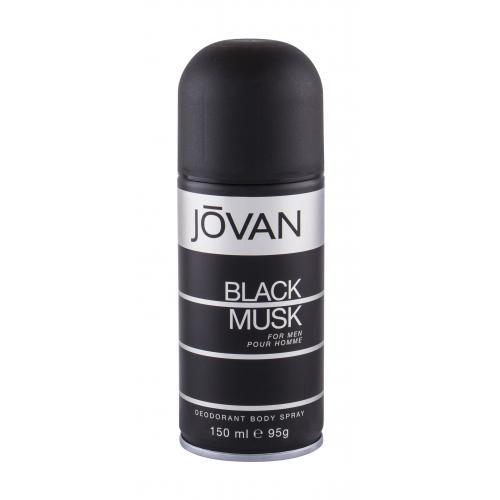 Jovan Musk Black 150 ml deodorant pentru bărbați