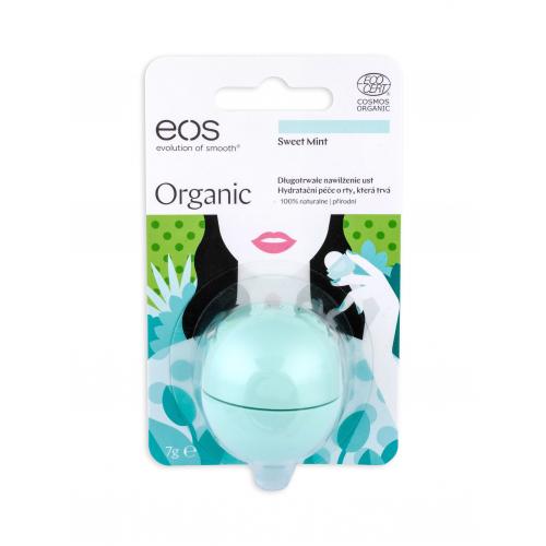 EOS Organic 7 g balsam de buze pentru femei Sweet Mint BIO; Natural