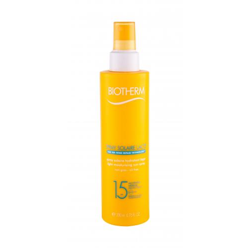 Biotherm Solaire Lacté Ultra-Light Sun Spray SPF15 200 ml protecție solară pentru corp pentru femei