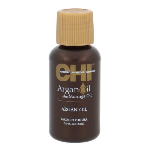Farouk Systems CHI Argan Oil Plus Moringa Oil 15 ml ulei tratament de păr pentru femei