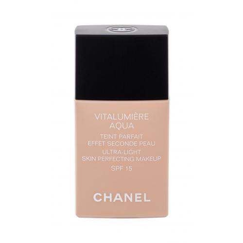 Chanel Vitalumière Aqua SPF15 30 ml fond de ten pentru femei 20 Beige