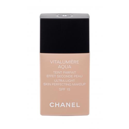 Chanel Vitalumière Aqua SPF15 30 ml fond de ten pentru femei 20 Beige