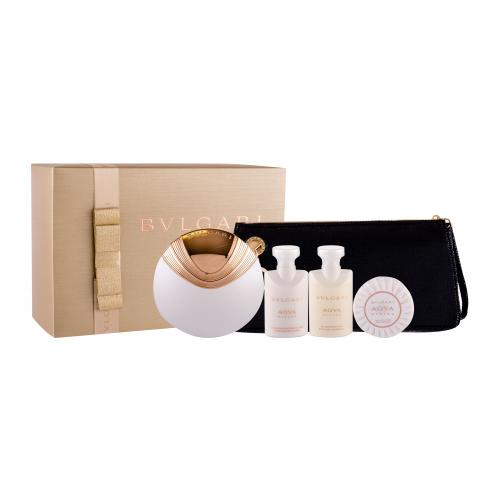 Bvlgari Aqva Divina set cadou apa de toaleta 65 ml + lotiune de corp 40 ml + gel de dus 40 ml + sapun 50 g + geanta cosmetica pentru femei