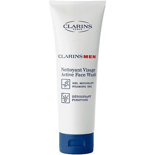 Clarins Men Active Face Wash 125 ml spumă de curățare tester pentru bărbați Natural