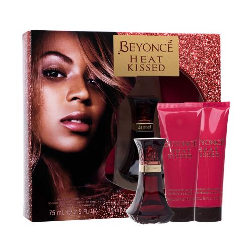 Beyonce Heat Kissed set cadou apa de parfum 30 ml + lotiune de corp 75 ml + gel de dus 75 ml pentru femei
