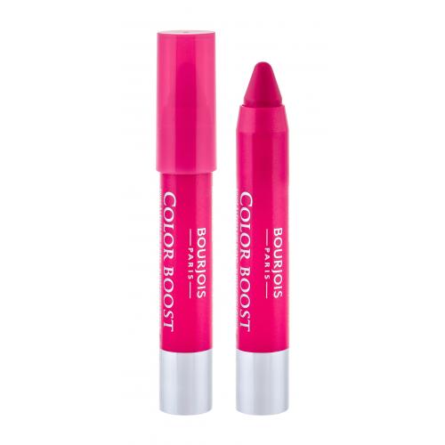 BOURJOIS Paris Color Boost SPF15 2,75 g ruj de buze pentru femei 02 Fuchsia Libre Rezistent la apă