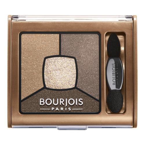 BOURJOIS Paris Smoky Stories Quad Eyeshadow Palette 3,2 g fard de pleoape pentru femei 06 Upside Brown