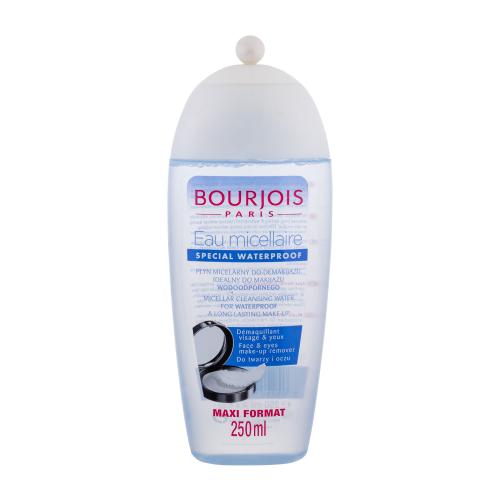 BOURJOIS Paris Micellar Cleansing Water For Waterproof Makeup and Long Lasting Make-Up 250 ml apă micelară pentru femei