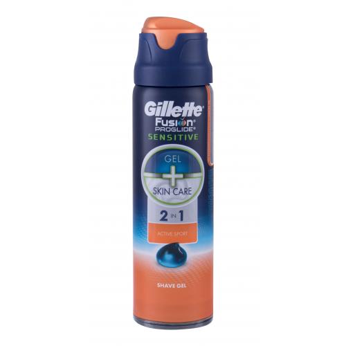 Gillette Fusion Proglide Sensitive 2in1 Active Sport 170 ml gel de bărbierit pentru bărbați