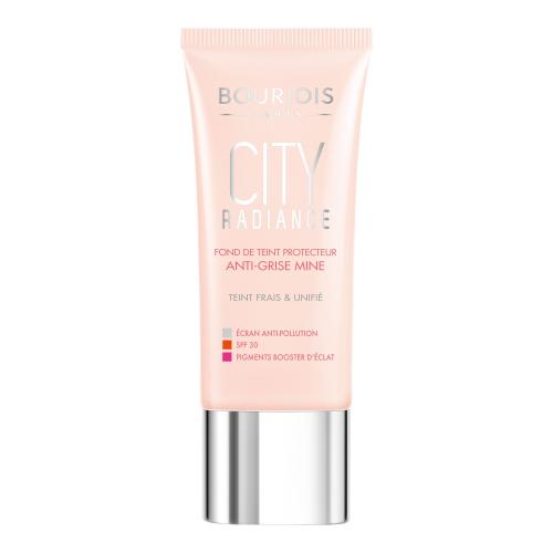 BOURJOIS Paris City Radiance SPF30 30 ml fond de ten pentru femei 01 Rose Ivory