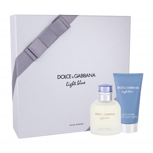 Dolce&Gabbana Light Blue Pour Homme set cadou EDT 75 ml + Balsam dupa barbierit 75 ml pentru bărbați