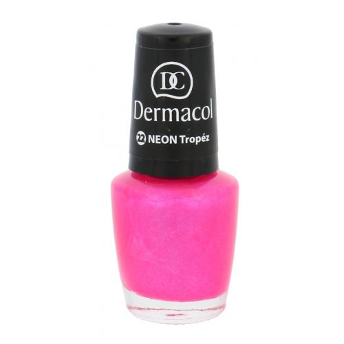 Dermacol Neon 5 ml lac de unghii pentru femei 22 Tropéz