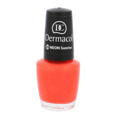 Dermacol Neon 5 ml lac de unghii pentru femei 25 Sunrise