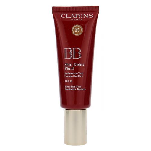 Clarins BB Skin Detox Fluid SPF25 45 ml cremă bb tester pentru femei 03 Dark Natural
