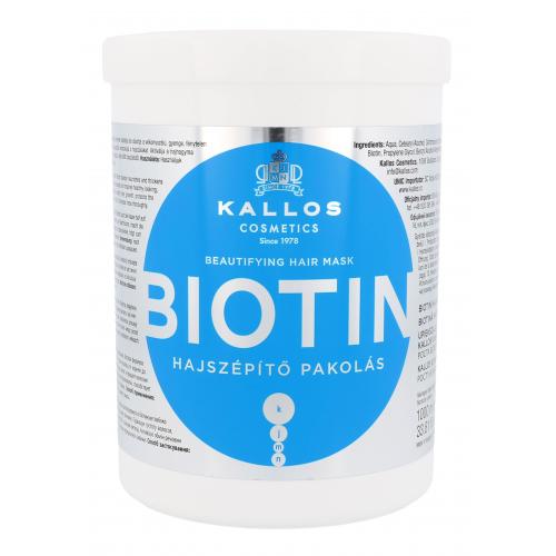 Kallos Cosmetics Biotin 1000 ml mască de păr pentru femei