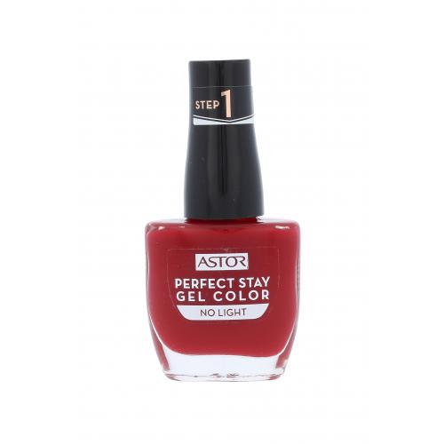 ASTOR Perfect Stay Gel Color 12 ml lac de unghii pentru femei 019 Fashionably Red