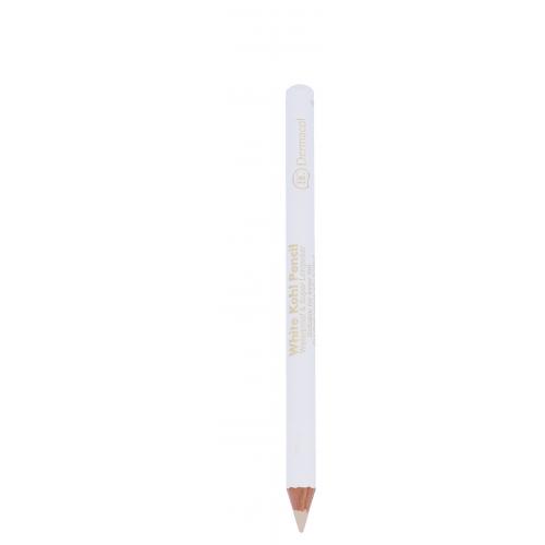 Dermacol White Kohl Pencil 1,14 g creion de ochi pentru femei Rezistent la apă