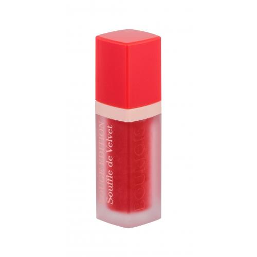 BOURJOIS Paris Rouge Edition Souffle de Velvet 7,7 ml ruj de buze pentru femei 02 Coquelic´oh!