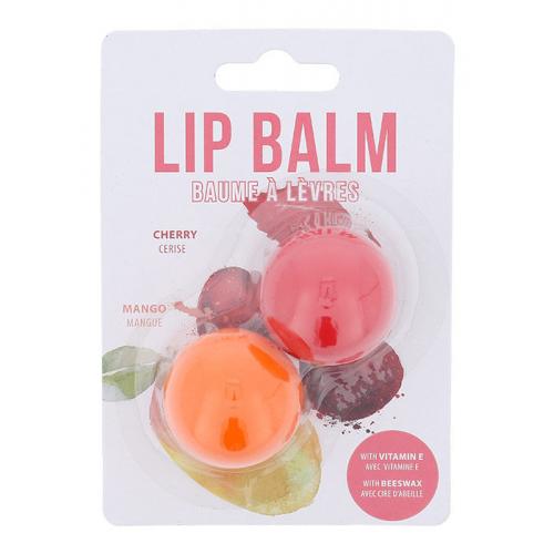 2K Lip Balm set cadou Balsam de buze 2,8 g + Balsam de buze 2,8 g Mango pentru femei Cherry