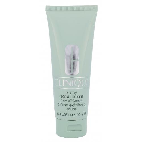 Clinique 7 Day Scrub Cream 100 ml peeling tester pentru femei