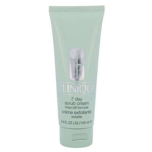 Clinique 7 Day Scrub Cream 100 ml peeling tester pentru femei