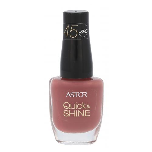 ASTOR Quick & Shine 8 ml lac de unghii pentru femei 618 Blackberry Smoothie