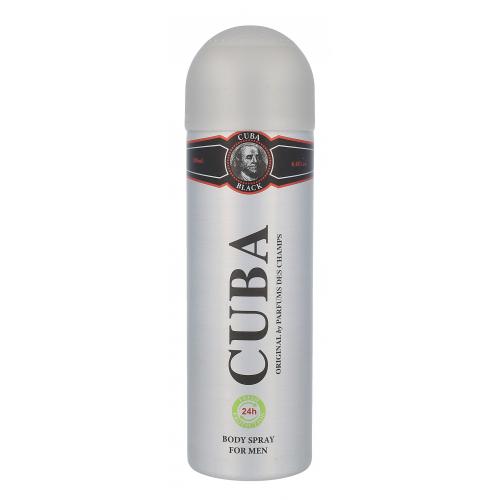 Cuba Black 200 ml deodorant pentru bărbați