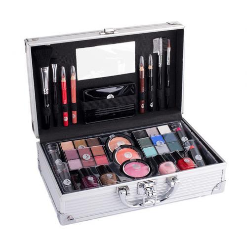 2K Fabulous Beauty Train Case set cadou Trusa de machiaj pentru femei