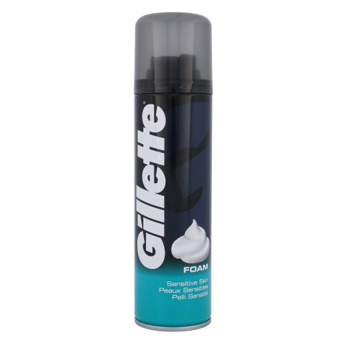 Gillette Shave Foam Sensitive 200 ml spumă de bărbierit pentru bărbați