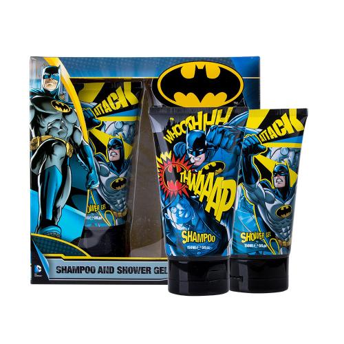 DC Comics Batman set cadou Gel de dus 150 ml + Sampon 150 ml pentru copii