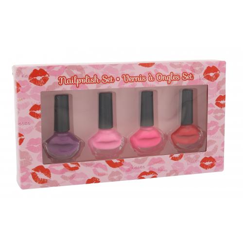 2K Nails With A Kiss set cadou Set lacuri de unghii pentru femei