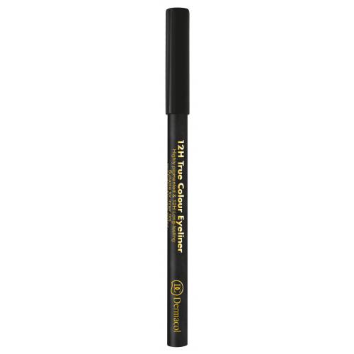 Dermacol 12H True Colour 0,28 g creion de ochi pentru femei 8 Black