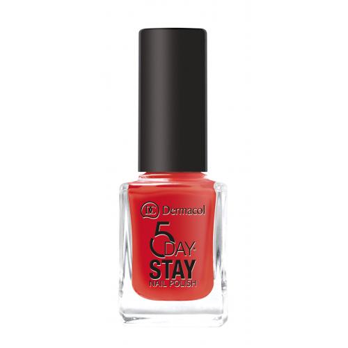 Dermacol 5 Day Stay 11 ml lac de unghii pentru femei 21 Monroe Red