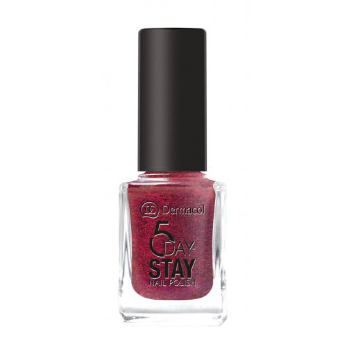 Dermacol 5 Day Stay 11 ml lac de unghii pentru femei 23 Drama Queen