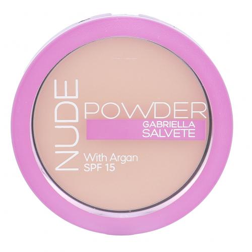 Gabriella Salvete Nude Powder SPF15 8 g pudră pentru femei 03 Nude Sand