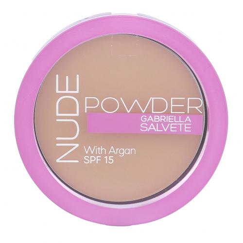 Gabriella Salvete Nude Powder SPF15 8 g pudră pentru femei 04 Nude Beige