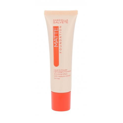 Gabriella Salvete Matte 30 ml fond de ten pentru femei 102 Beige