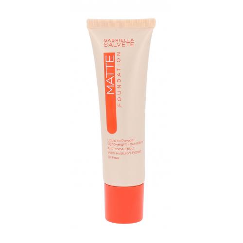 Gabriella Salvete Matte 30 ml fond de ten pentru femei 104 Light Sand