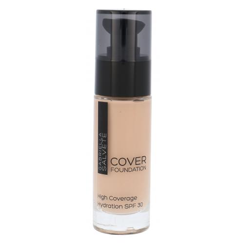 Gabriella Salvete Cover Foundation SPF30 30 ml fond de ten pentru femei 100 Porcelain