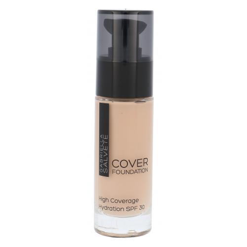 Gabriella Salvete Cover Foundation SPF30 30 ml fond de ten pentru femei 101 Ivory