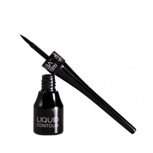 Gabriella Salvete Liquid Contour 4 ml tuș de ochi pentru femei 01 Black Rezistent la apă