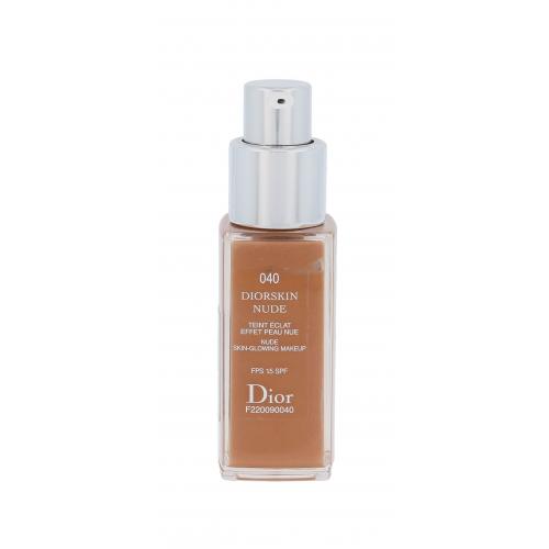 Christian Dior Diorskin Nude SPF15 20 ml fond de ten tester pentru femei 040 Honey Beige