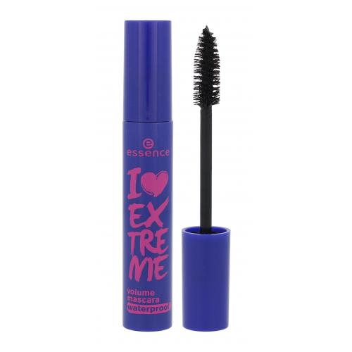 Essence I Love Extreme Volume 12 ml mascara pentru femei Ultra Black Rezistent la apă